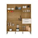 Ver imagem 3 de Cozinha Compacta Montesa 6 Portas 2 Gavetas Freijó/soft - Kits Paraná