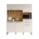 Ver imagem 2 de Cozinha Compacta Montesa 6 Portas 2 Gavetas Freijó/soft - Kits Paraná