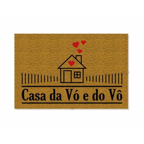 Tapete Capacho Casa da Vó e do Vô