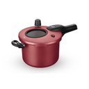 Ver imagem 1 de Panela de Pressão Antiaderente com Visor 4.5 L Mta Cereja