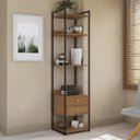 Ver imagem 1 de Estante Modular 2 Gavetas e 3 Prateleiras 48,5cm Estilo Industrial Li050 Kappesberg Industrial