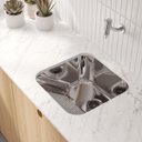 Ver imagem 3 de Tanque Docol Loggica 25 L em Aço Inox Alto Brilho 40x40 Cm