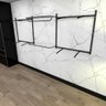 Arara de Roupas para Loja Quarto Closet 18 Peças Regulável 300x100 Cm Cor Preto Kit Clst1b385 - 2