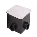 Ver imagem 1 de Caixa de Passagem Quadrada Regulagem Tampa Inox - Brustec