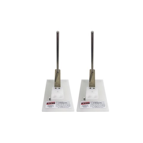 Kit 2 Suporte Regulável Dois Eletrodo Ph Temperatura Sensor Haste Aço Inox Sepc-100 Portátil Instrut