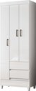 Ver imagem 1 de Guarda Roupas Fit 3.2 Santos Andira -3 Portas 2 Gavetas 191x 69 cm:Branco
