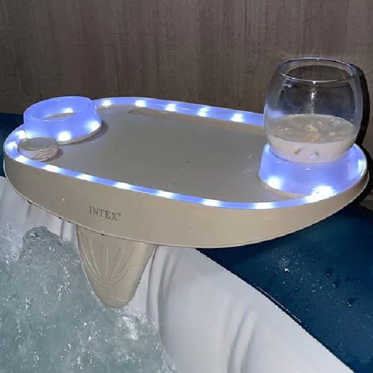 2 Kits Encosto Cabeça +suporte Led Porta-copo Intex Pure Spa - 6