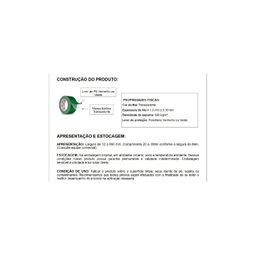 Fita Dupla Face Acrílica Transparente 12mmx2metros Xt100 Adere 12mmx2m - 3