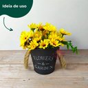 Ver imagem 2 de Vaso Decorativo Moderno Cachepot Preto