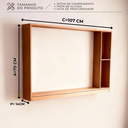 Ver imagem 3 de Estante para Sala TV até 32" 107cm Byhouse