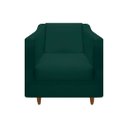 Ver imagem 2 de Kit 02 Poltronas Titânio Suede Verde