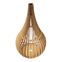 Ver imagem 4 de Abajur Grande de Chão CAPADÓCIA MDF Luminária -:MDF CRU/Kit com 2 - 90x40cm e 75x40cm