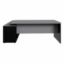 Ver imagem 5 de Mesa Escritório 1,70m Armário 1 Cx de Tomadas Pés Painel F5