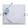 Painel Led Alumínio de Embutir Modaza Quadrado, 18 Watts, Luz Branca, 4000k - 3