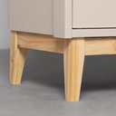 Ver imagem 5 de Guarda-Roupa Theo 2 Portas com Pés Square Natural – Areia Abra Casa