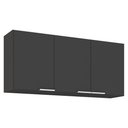 Ver imagem 2 de Armário de Cozinha Aéreo 120cm Pérola Z34 Preto - Mpozenato