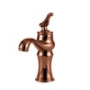 Ver imagem 1 de Torneira Para Banheiro Misturador Monocomando Retro Baixa Acari Pingoo.casa - Dourado Rose