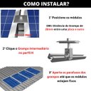 Ver imagem 4 de Fixador Grampo Intermediário Middle Clamp Placa Painel Solar Alumínio e Inox | Perfil Master | Kit 0