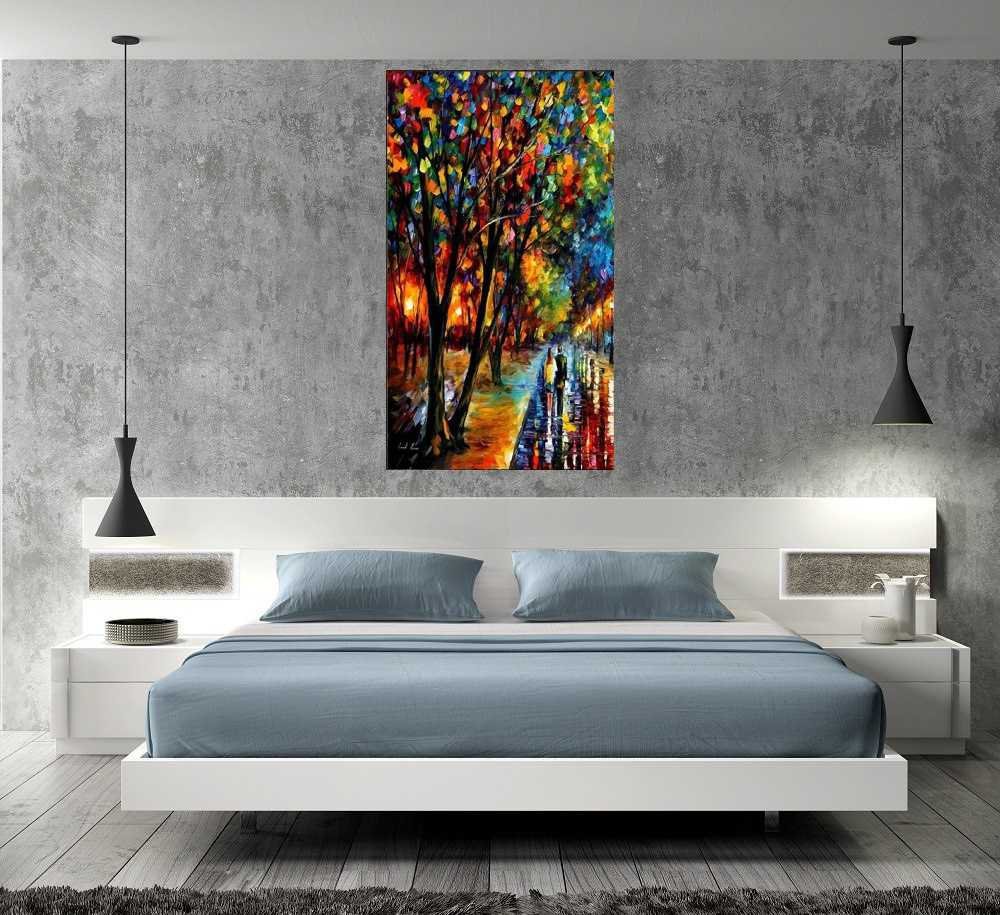 Quadro Pintura Tela Cidade Paisagem Urbana 4302: 110cm (A) x 60cm (L) - 5