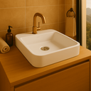 Ver imagem 2 de Cuba para Banheiro Kohler Vox Petit de Sobrepor Retangular com Mesa e Furo Branca 45x35cm | 28560BR-