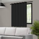 Ver imagem 1 de Cortina Black Out com Ilhos 1,40x1,40:preto