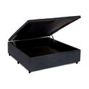 Ver imagem 1 de Cama Box Baú Casal Universal Suede Gray (138x188x35) - Costa Rica