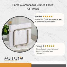 Porta Guardanapos Restaurante Bar Lanchonete Branco Future - 3