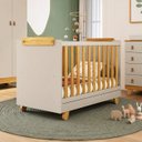 Ver imagem 5 de Kit Berço Pingo Off White/Amêndoa Colchão Orthoflex Infantil