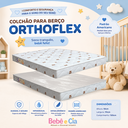 Ver imagem 7 de Kit Berço Pingo Off White/Amêndoa Colchão Orthoflex Infantil