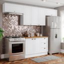 Ver imagem 2 de Cozinha Modulada 5 Pecas 280cm Americana Branco Nature Henn