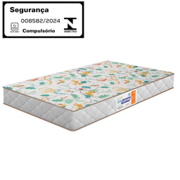 Colchao Infantil para Berço 130x70 Cm Espuma D18 Branco Gazin - 4