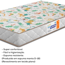 Colchao Infantil para Berço 130x70 Cm Espuma D18 Branco Gazin - 5