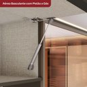 Ver imagem 5 de Cozinha Compacta 4 Peças com Torre Quente Connect 10 Portas 5 Prateleiras MDF Duna-Cristal Móveis
