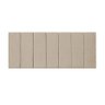 Cabeceira Estofada Modulada para Cama Box Casal 140cm Bege - 1