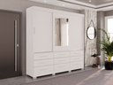 Ver mais imagens de Guarda-roupa New Star 3 Portas 9 Gavetas com Espelho Salleto Branco