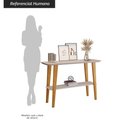 Ver imagem 3 de Aparador Buffet com Prateleira 121cm Retrô Multimóveis Crjcm-APA004 - Cinamomo/Off White