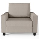 Ver imagem 6 de Kit 2 Poltronas Decorativas para e Recepção Malta L02 Linho Bege - Lyam Decor