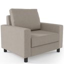 Ver imagem 3 de Kit 2 Poltronas Decorativas para e Recepção Malta L02 Linho Bege - Lyam Decor