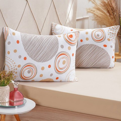 Jogo de Cama Solteiro Dreams Malha 100% Algodão 88x188x25cm Avelã