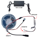 Ver imagem 2 de Kit Fita de Led 5m 2835 com Luz Efeito Sequencial de Correr Vai e Volta para Perfil de Led com Fonte