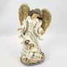 Sagrada Família com Anjo Decorativo Enfeite Natal Presépio - 2