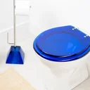 Ver imagem 6 de Assento Sanitario Poliester Sabara Azul Translucido para vaso Icasa