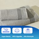 Ver imagem 3 de Kit 04 Toalha de Banho Felpuda Macia Gigante 160cm X 80cm 100% Algodão - Tomie