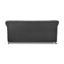 Ver imagem 3 de Sofá 3 Lugares Pé de Madeira Julieta 220 Cm Suede Cinza S04 - D'Rossi