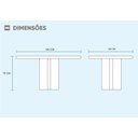 Ver imagem 5 de Conjunto Sala de Jantar 6 Lugares Lotus Mesa e Cadeiras Madeira Maciça e Tecido Linho Luxo