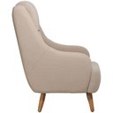 Ver imagem 6 de Poltrona de Amamentação Fixa Pés Manu Fábula D02 Bouclê Marrom Claro B-122 - Lyam Decor