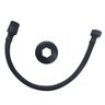 Engate Mangueira Flexível Preto/black Trançado Aço Inox 60cm - 5