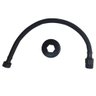 Engate Mangueira Flexível Preto/black Trançado Aço Inox 60cm - 6