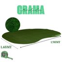Ver imagem 3 de Tapete de Grama Sintética em Formato Orgânico 148x198cm 11mm