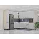 Ver imagem 1 de Cozinha Modulada Completa 11 Peças com Tampo Art Luciane Móveis